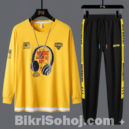 Full Sleeve Tshirt and Trouser Set